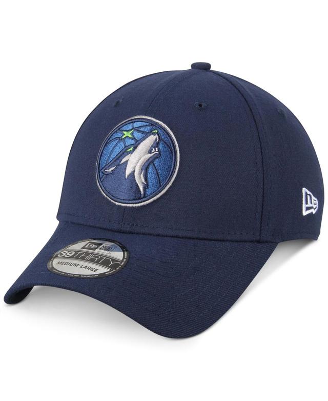 New Era Mens Navy Minnesota Timberwolves Team Classic 39THIRTY Flex Hat Product Image