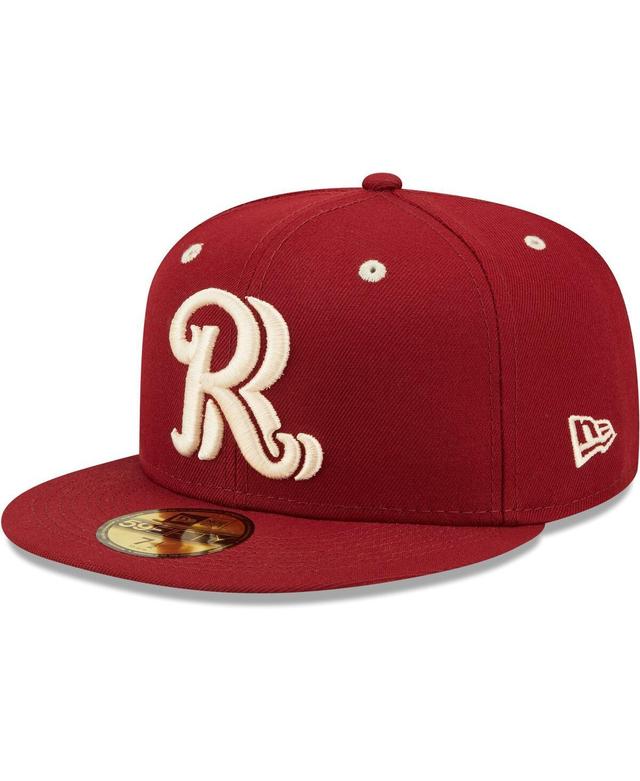 Mens New Era Red Frisco RoughRiders Authentic Collection Team Game 59FIFTY Fitted Hat Product Image