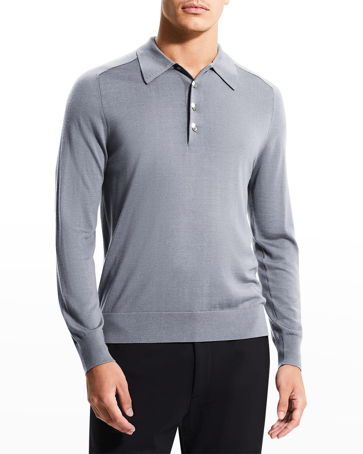 Theory Long Sleeve Wool Polo product image