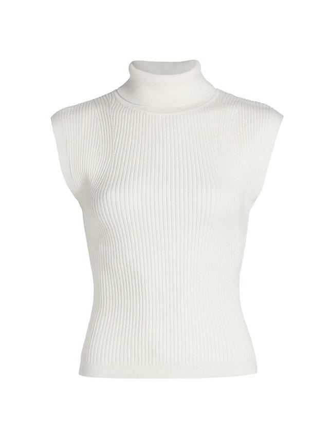 Womens Kinley Rib-Knit Sleeveless Top Product Image