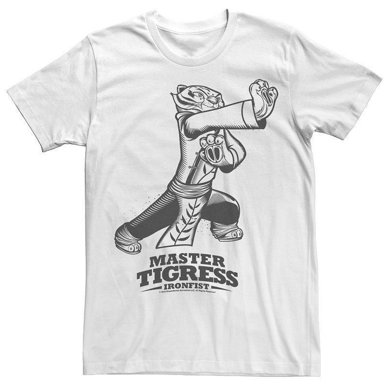 Mens Kung Fu Panda Master Tigress Iron Fist Tee Product Image