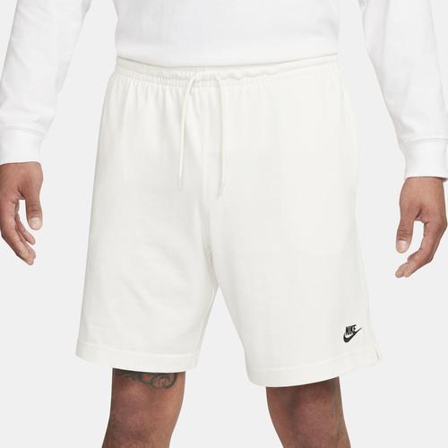 Nike Mens Nike Club Knit Shorts - Mens Sail/Black Product Image