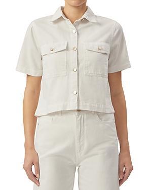 DL1961 Montauk Button Front Cropped Shirt Product Image