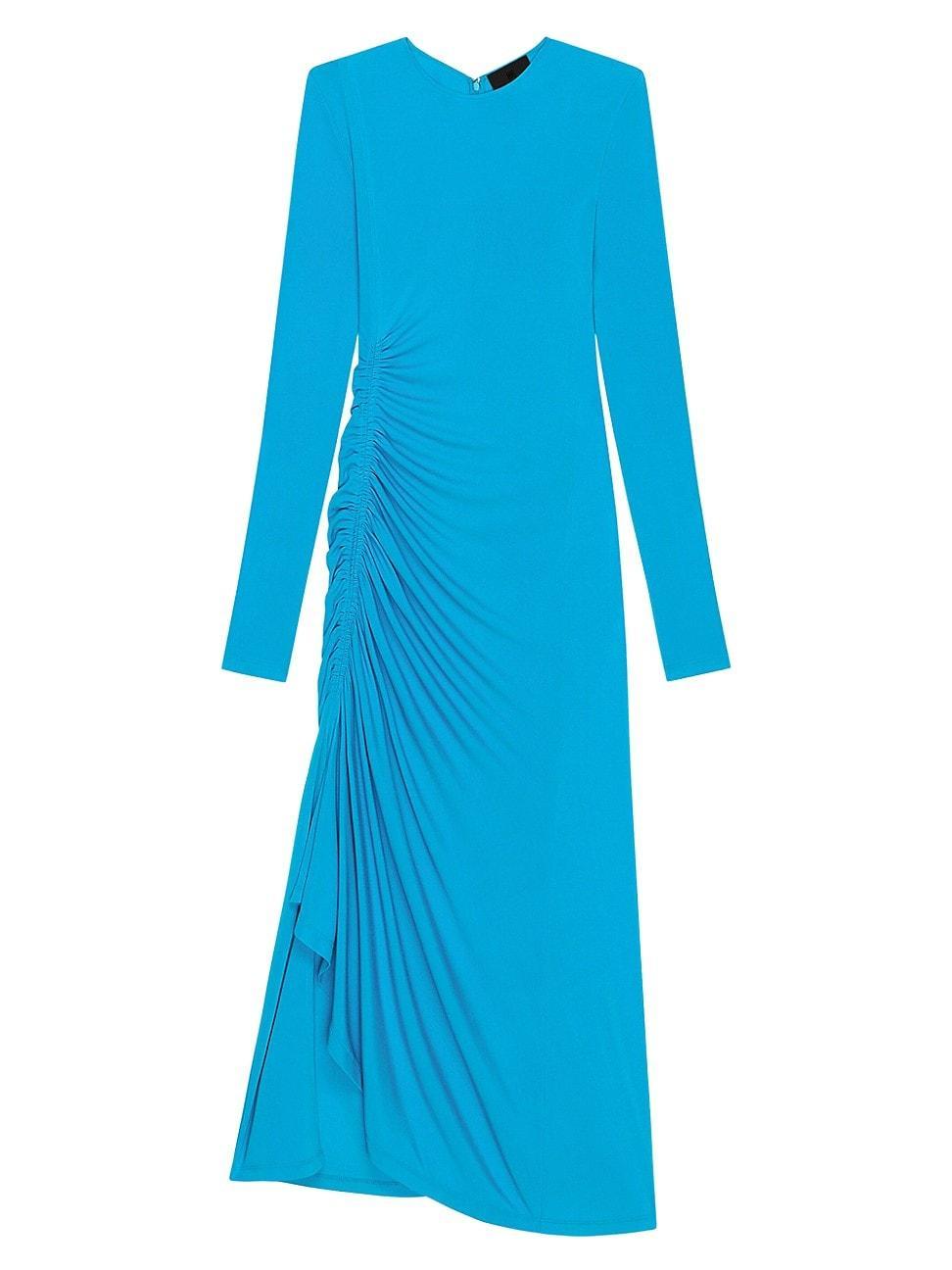 Womens Draped Dress In Crepe Product Image