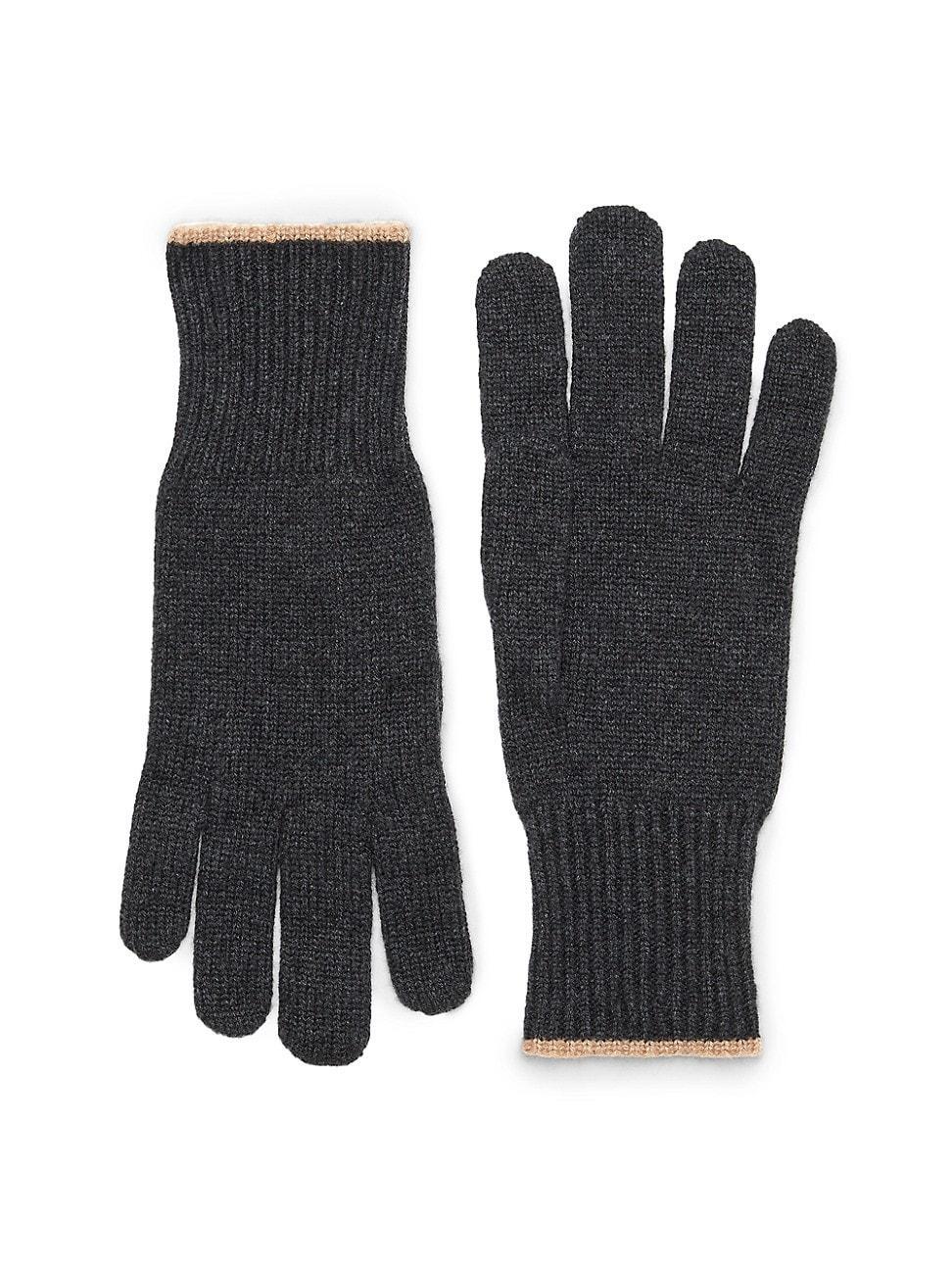 Mens Cashmere Knit Gloves Product Image