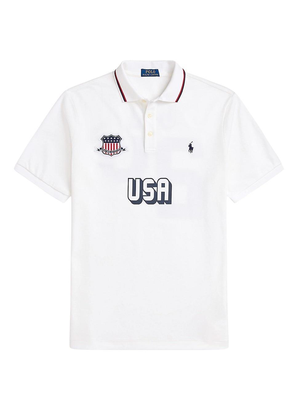 Polo Ralph Lauren Mens Classic-Fit Italy Polo Shirt Product Image