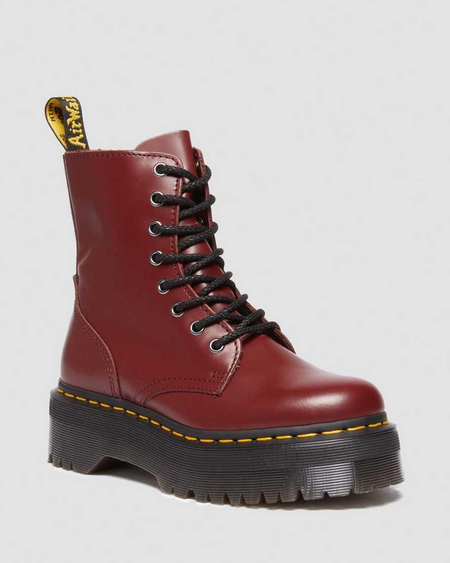 Jadon Leather Combat Boots Product Image
