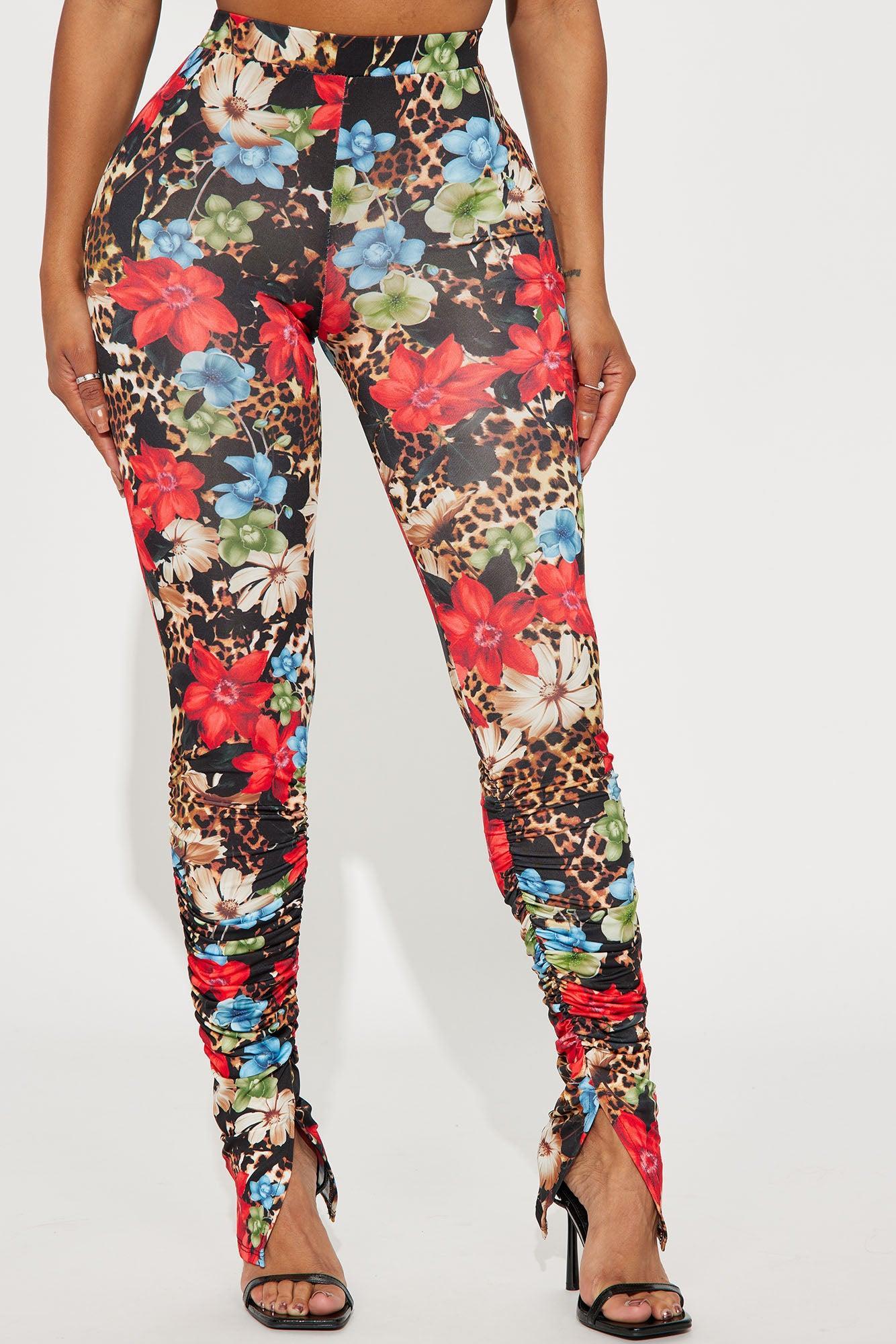 Making A Comeback Stacked Legging - Multi Color Product Image