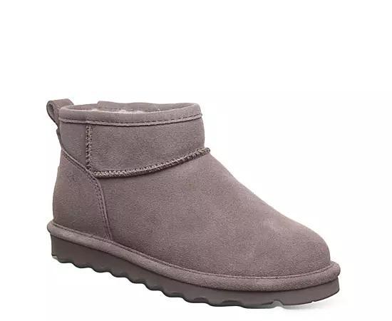 Bearpaw Womens Shorty Water Resistant Fur Boot Product Image