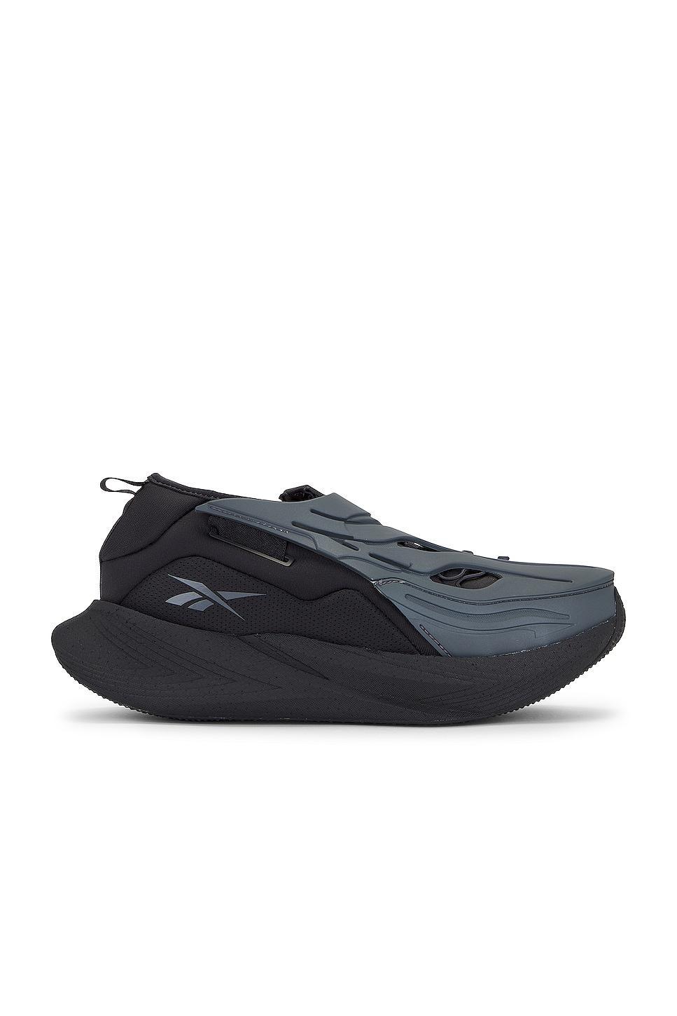 Reebok X Ngg Floatride Sneaker In Black & Silver in Black Product Image