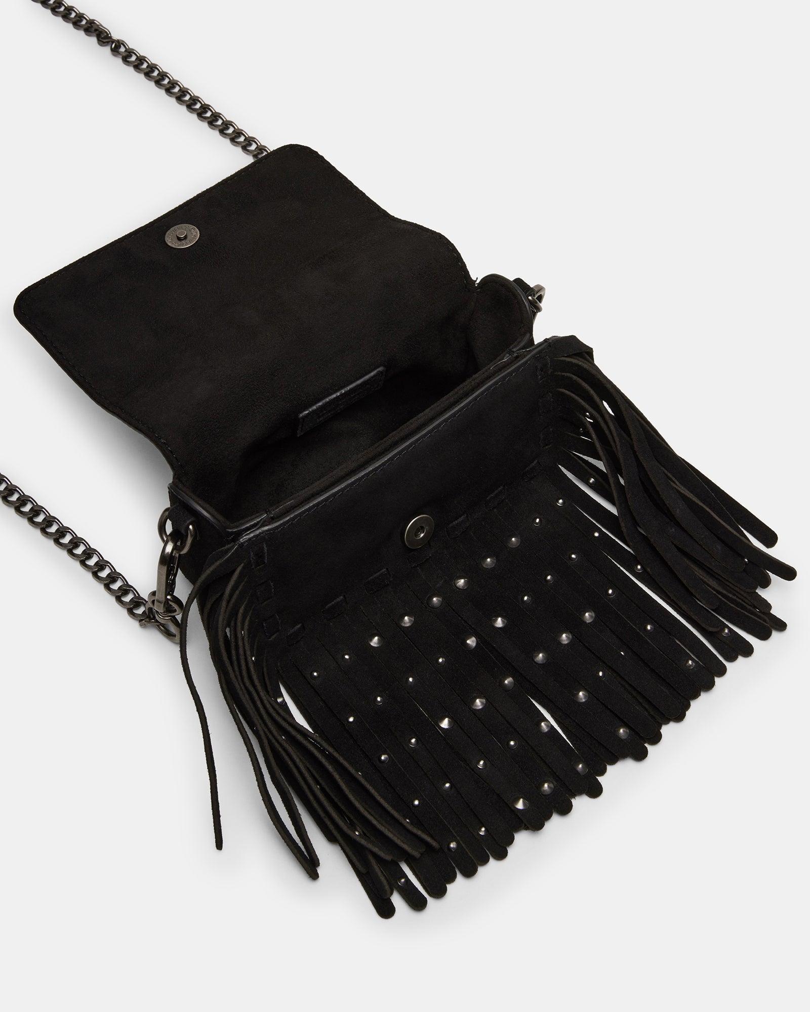 CASSIDY BAG BLACK SUEDE Female Product Image