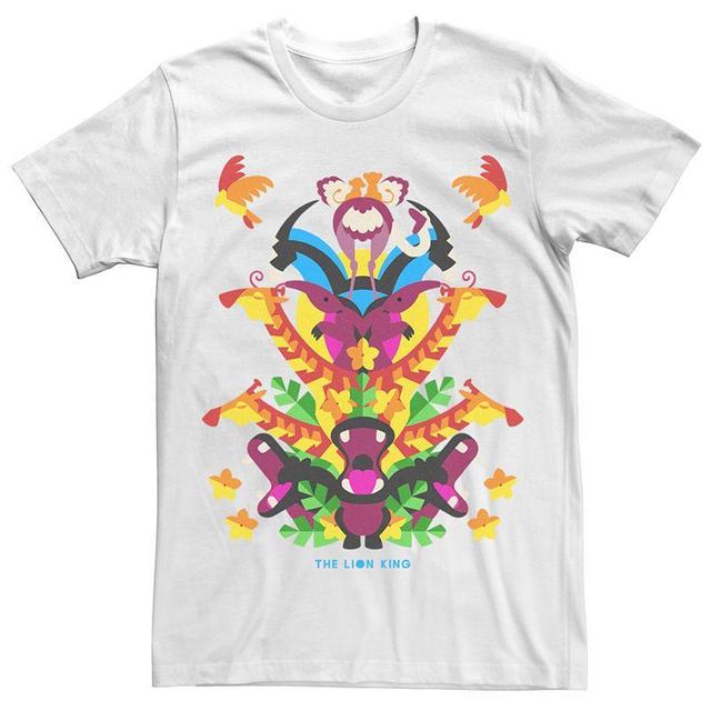 Mens Lion King Colorful Animal Stack Tee Product Image