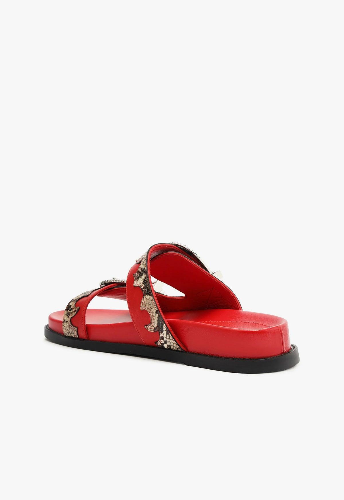 Harper Sporty Leather Sandal Female Product Image