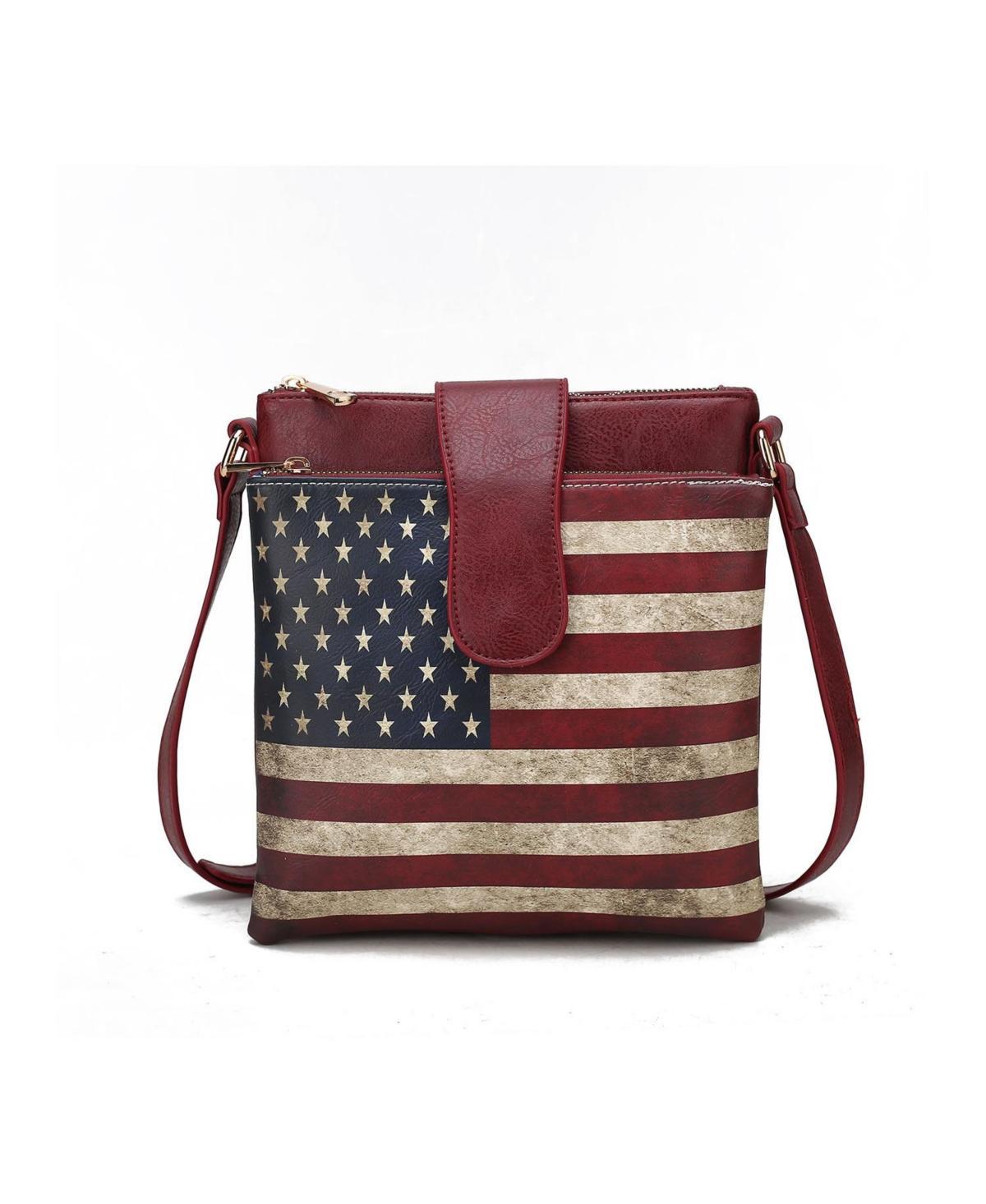 Mkf Collection Josephine Women s Patriotic Crossbody Bag by Mia K Product Image