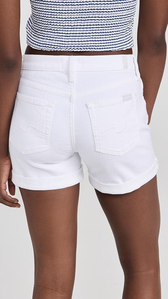 7 For All Mankind Mid Roll Shorts | Shopbop Product Image