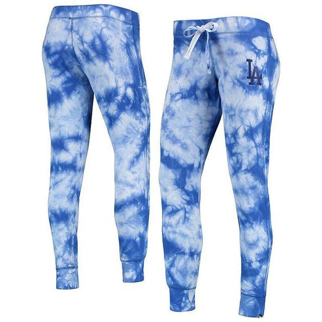 Womens New Era Royal Los Angeles Dodgers Tie-Dye Jogger Pants Product Image