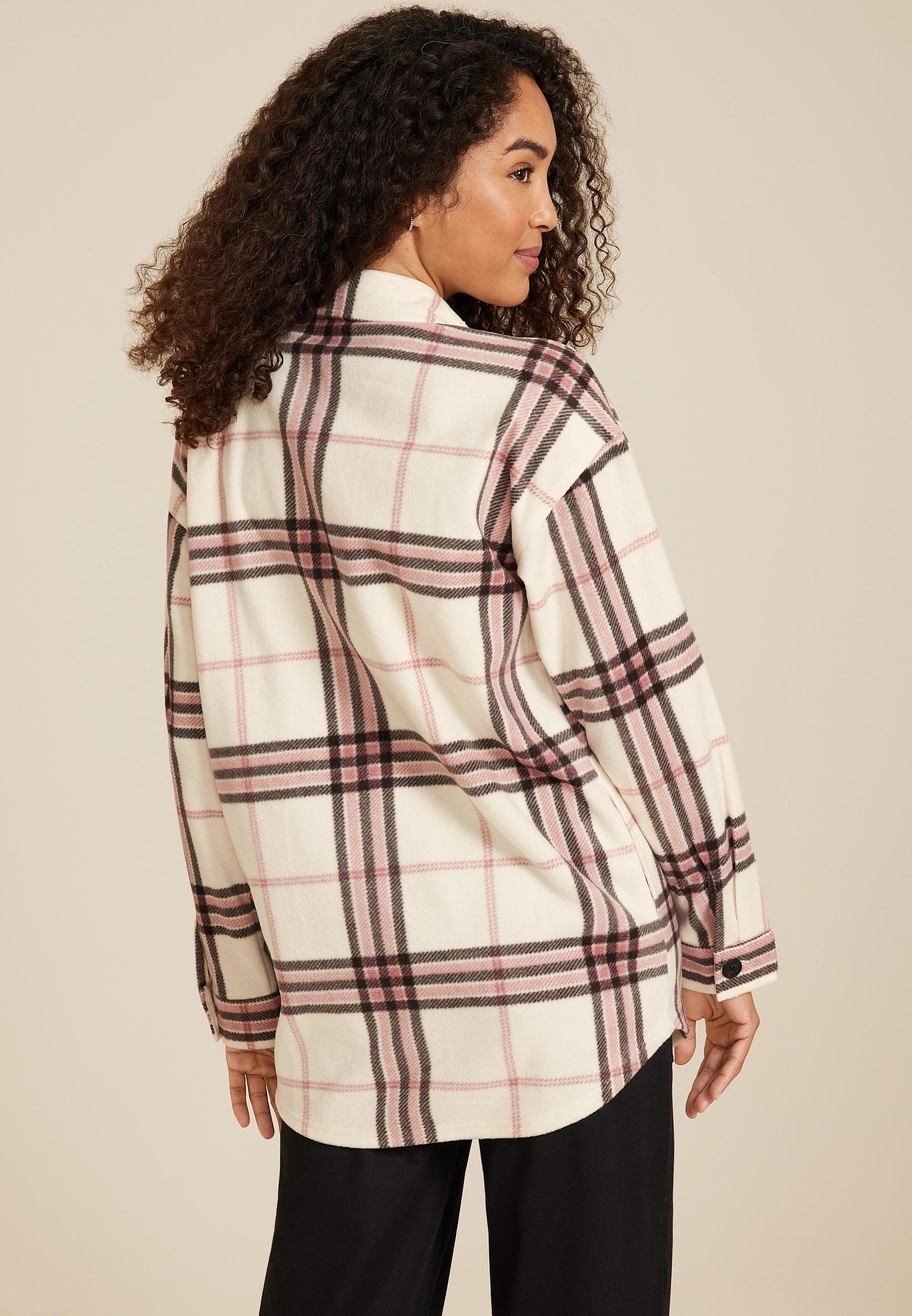 Wilder Plaid Fleece Shacket Product Image