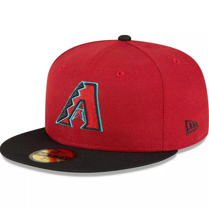 Mens New Era Red Arizona Diamondbacks Home Authentic Collection On-Field 59FIFTY Fitted Hat - Red Product Image