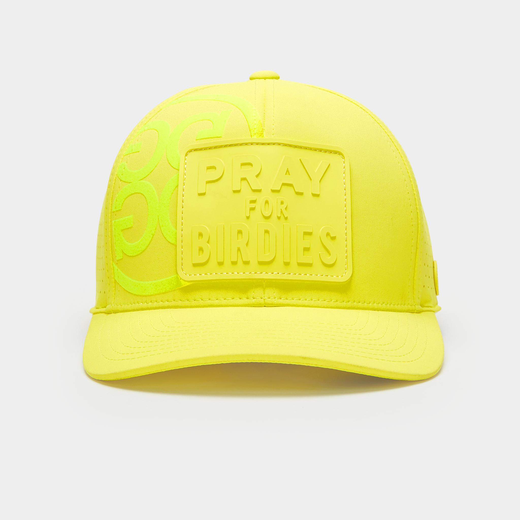 PRAY FOR BIRDIES PERFORATED FEATHERWEIGHT TECH SNAPBACK HAT Product Image