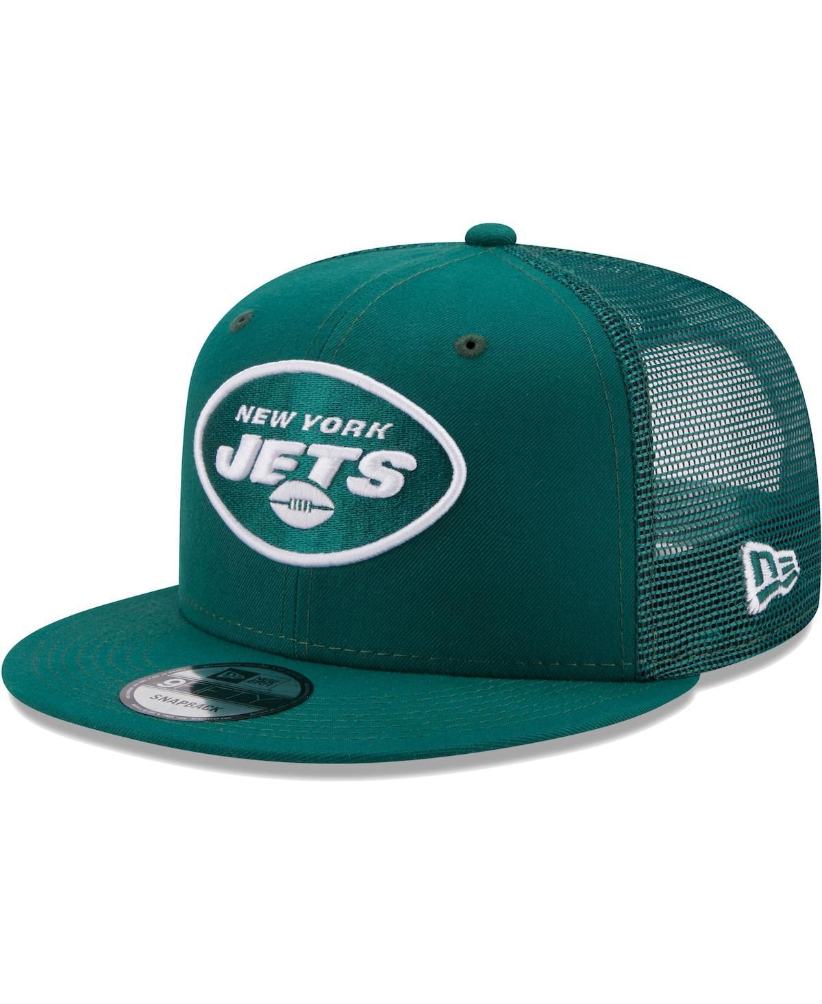 Mens New Era Green New York Jets Classic Trucker 9FIFTY Snapback Hat Product Image