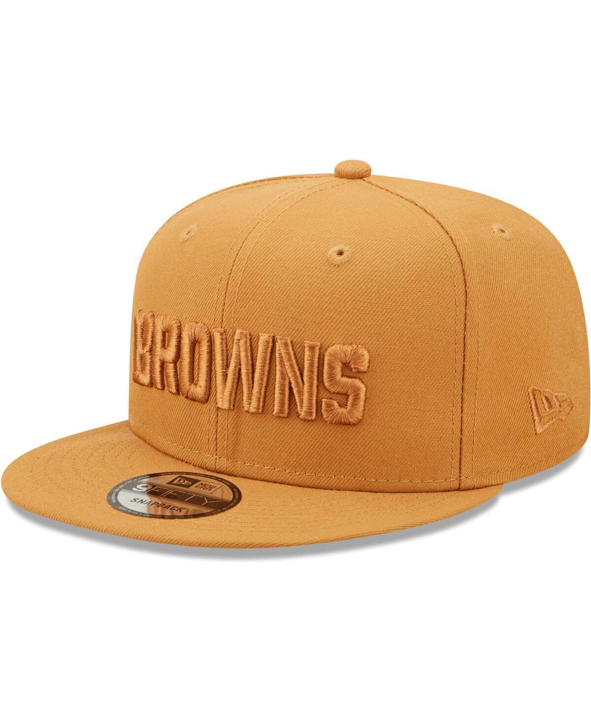 Mens New Era Brown Cleveland Browns Color Pack 9FIFTY Snapback Hat Product Image