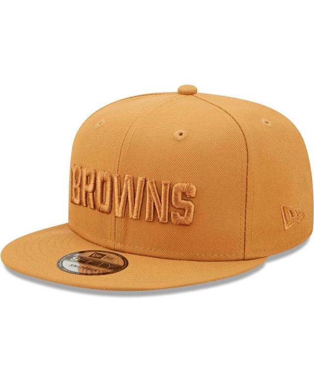 Mens New Era Brown Cleveland Browns Color Pack 9FIFTY Snapback Hat Product Image