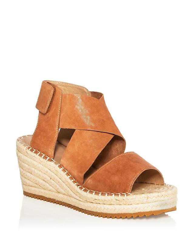 Eileen Fisher Womens Willow Platform Wedge Espadrille Sandals Product Image