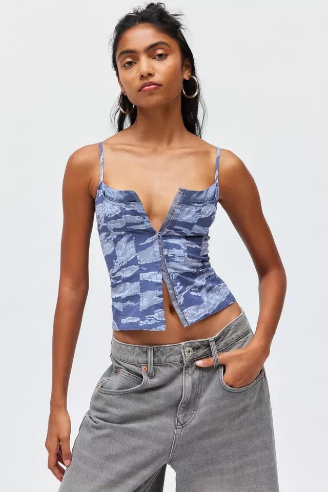 BDG Neomi Printed Twill Crop Cami Product Image