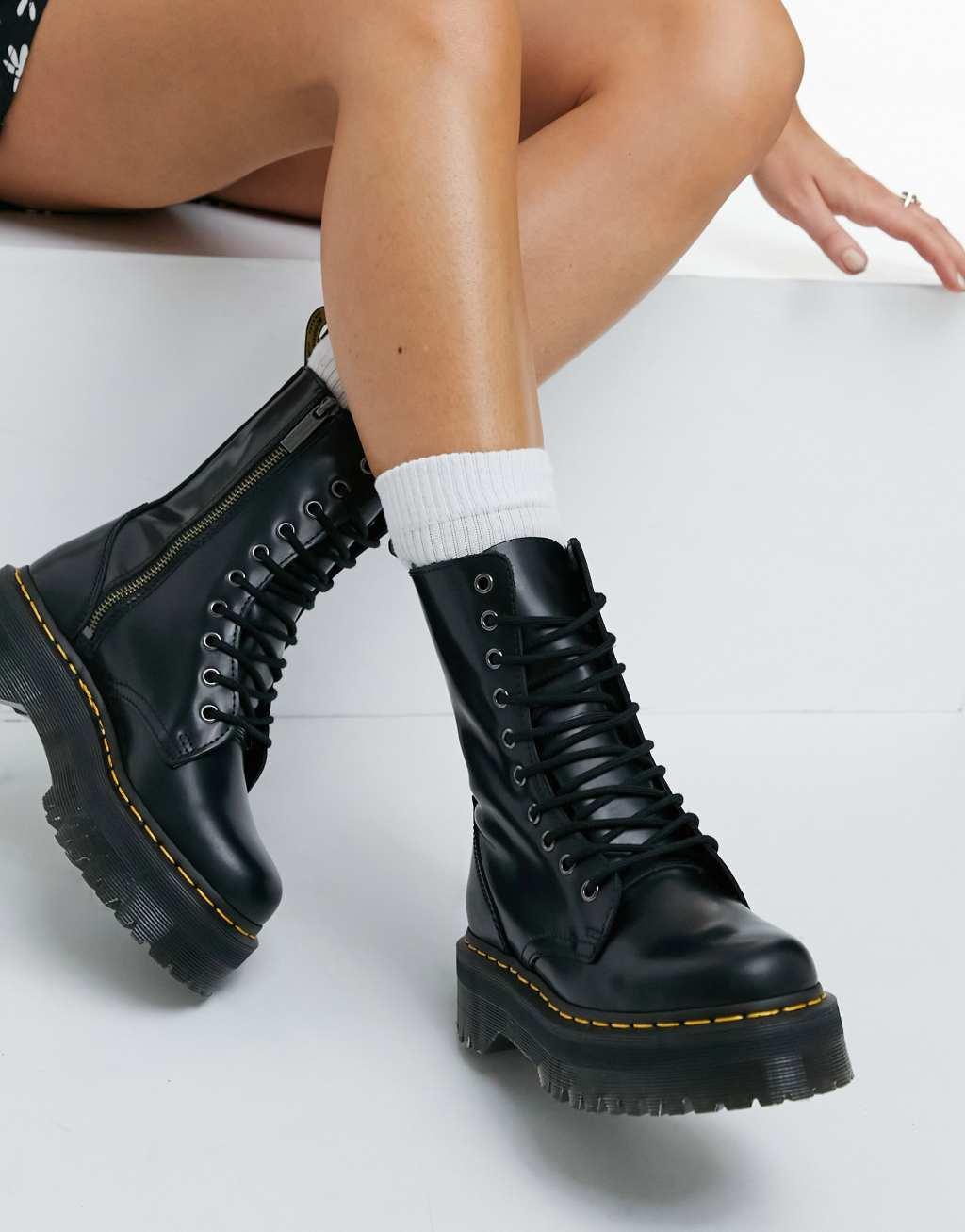 Dr Martens Jadon Hi boots in black product image