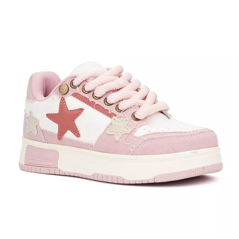 Olivia Miller Stars Womens Low Top Sneakers Product Image