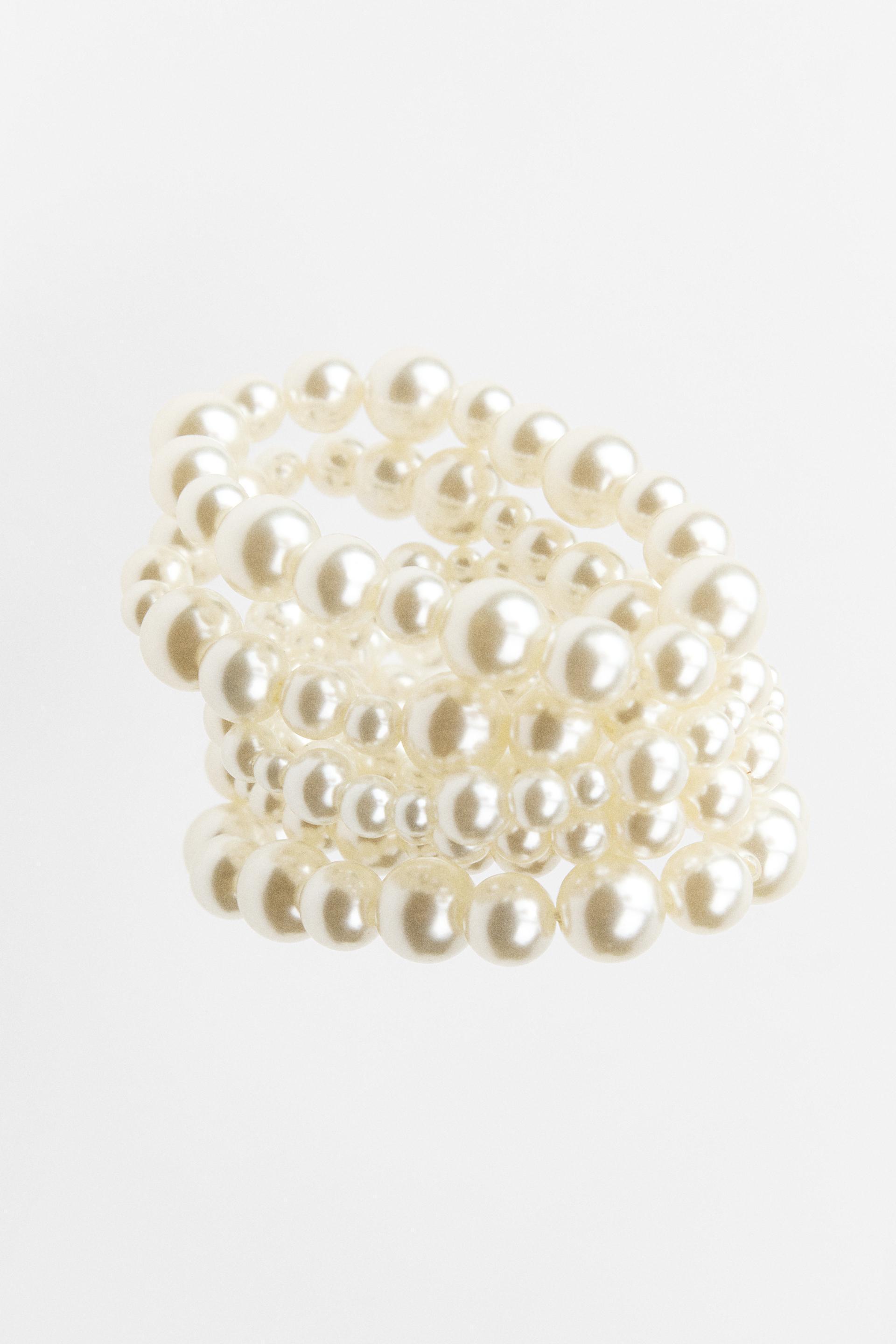 PACK OF FAUX PEARL BRACELETS Product Image