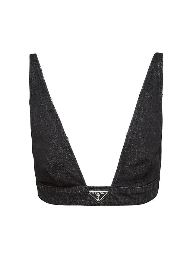 Womens Denim Top Product Image