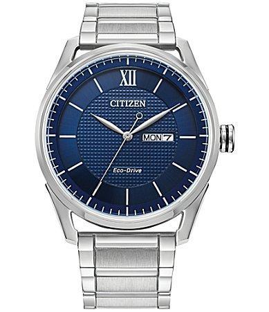 Citizen Mens Classic Three Hand Stainless Steel Bracelet Watch Product Image