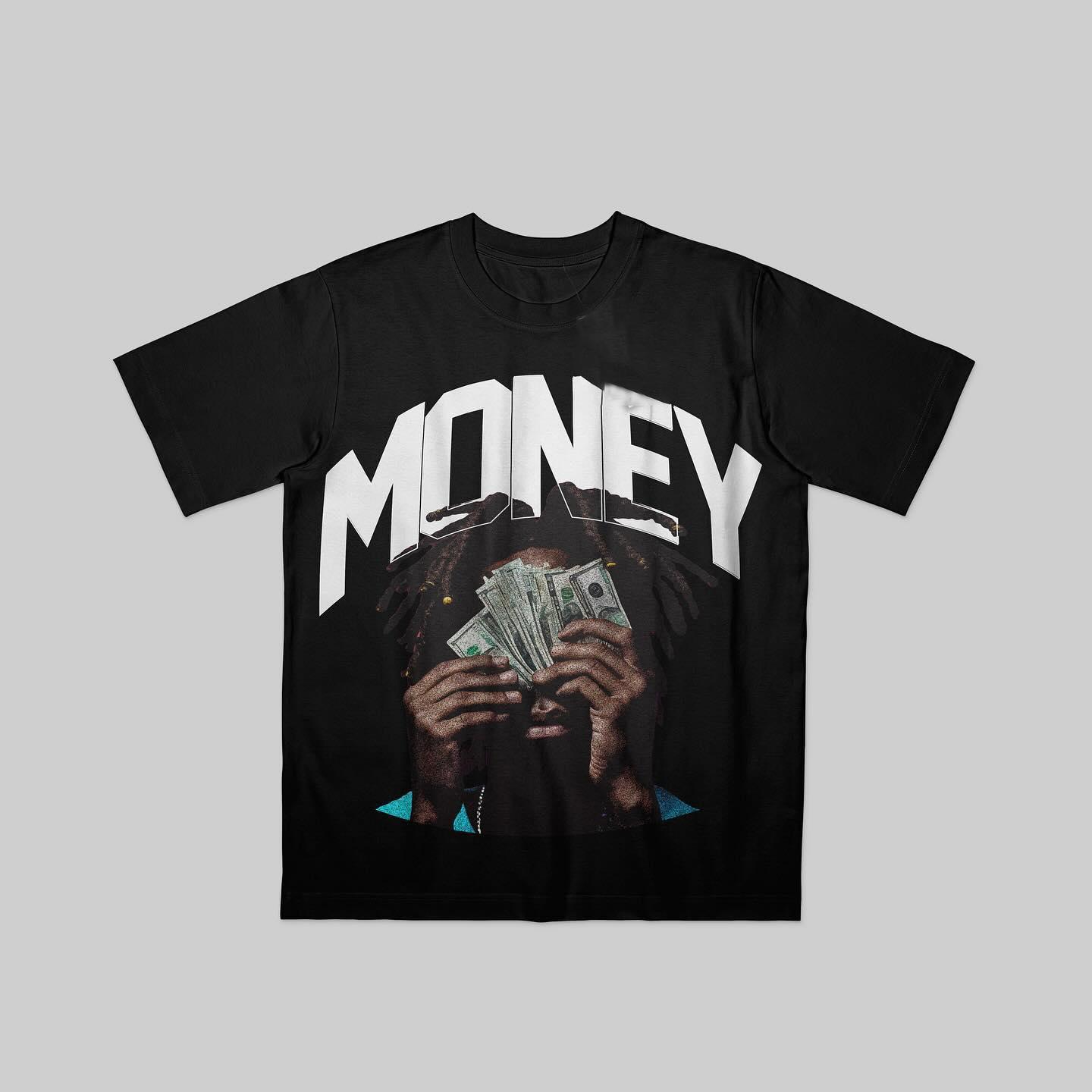 Sopula Men's Get Money Graphic Cotton T-Shirt Product Image