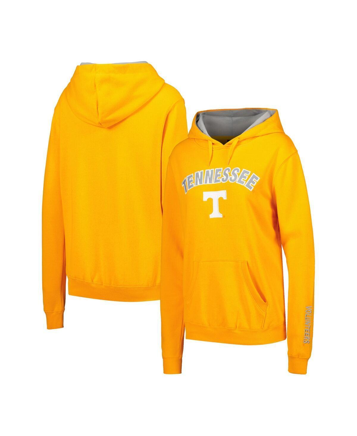 Womens Colosseum Tennessee Orange Tennessee Volunteers Arch & Logo Pullover Hoodie Product Image