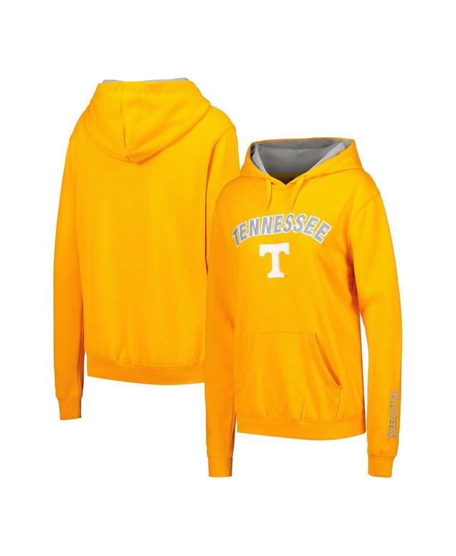 Womens Colosseum Tennessee Orange Tennessee Volunteers Arch & Logo Pullover Hoodie Product Image