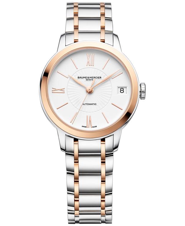 Baume & Mercier Womens Swiss Automatic Classima Two Tone Stainless Steel Bracelet Watch 31mm Product Image