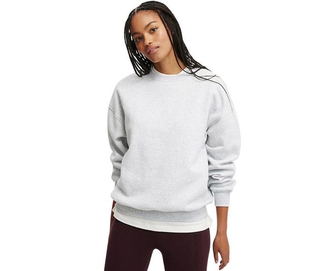 Cotton On Womens Classic Fleece Crew Sweatshirt Product Image