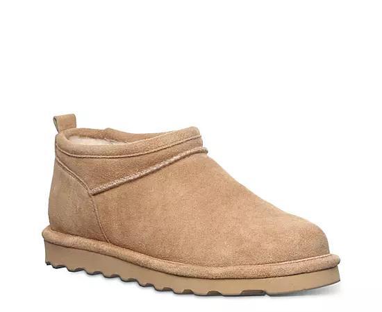 Bearpaw Super Shorty Womens Suede Winter Boots Iced Brown Product Image