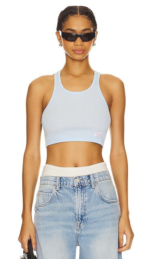 Alexander Wang Cropped Classic Racer Tank Top Product Image