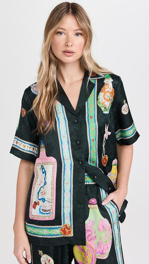 Alemais Royal Shirt | Shopbop Product Image