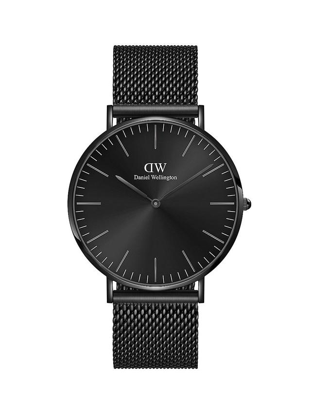 Daniel Wellington Classic Ashfield Mesh Strap Watch, 40mm Product Image