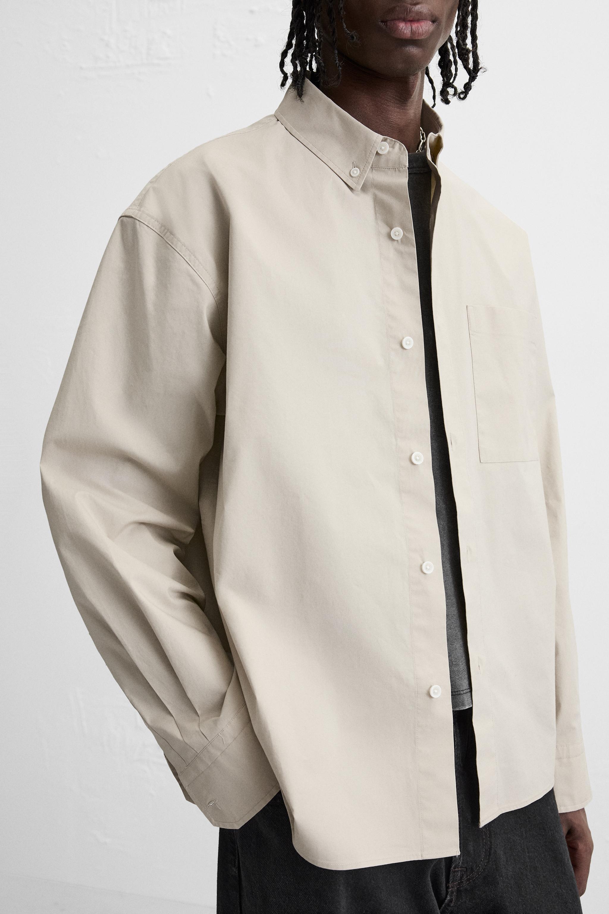 POCKETED RELAXED FIT SHIRT Product Image