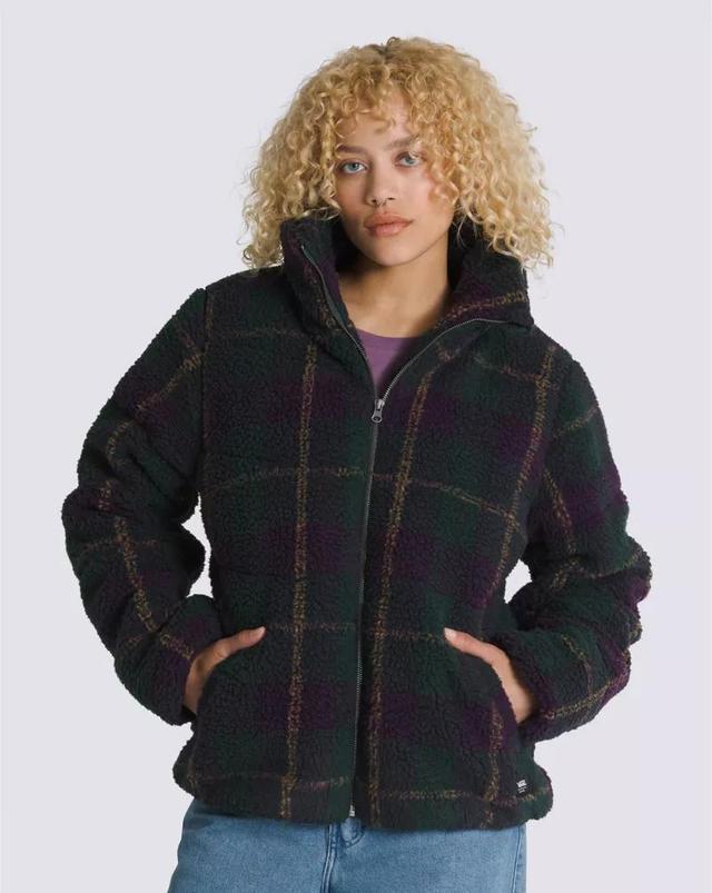 Foundry Plaid High Pile Puffer Jacket Product Image