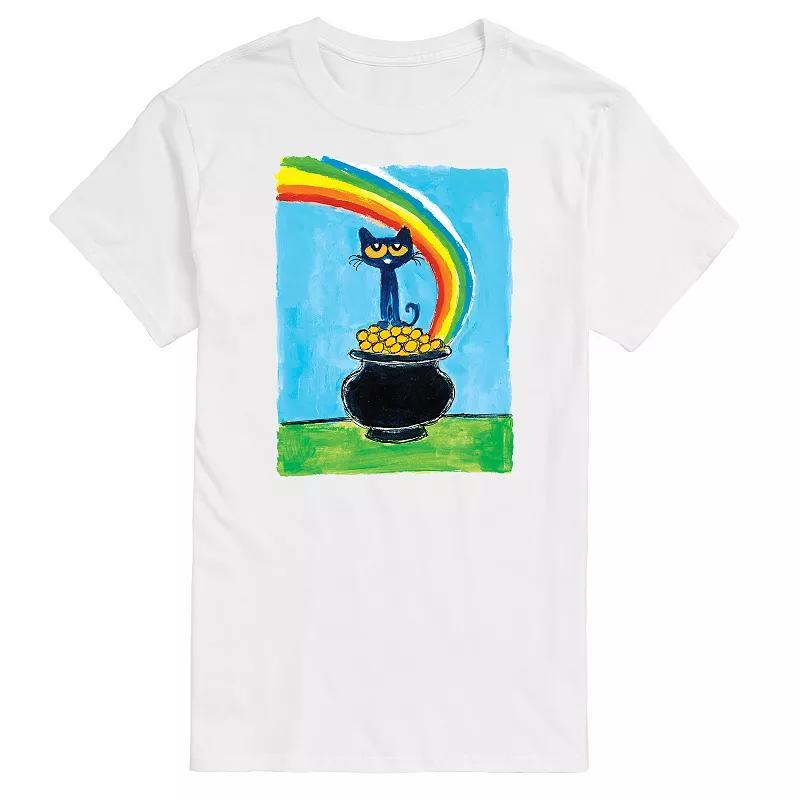 Mens Pete The Cat Rainbow Pot Of Gold Tee Product Image