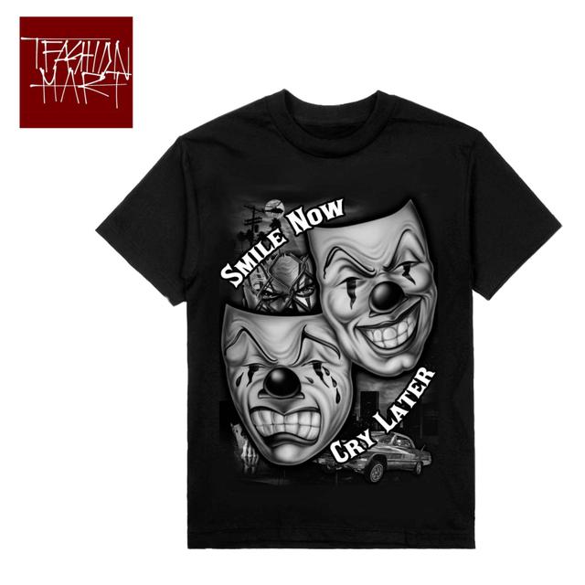 TFashion Graphic Tee - Smile Now Cry Later Male Product Image