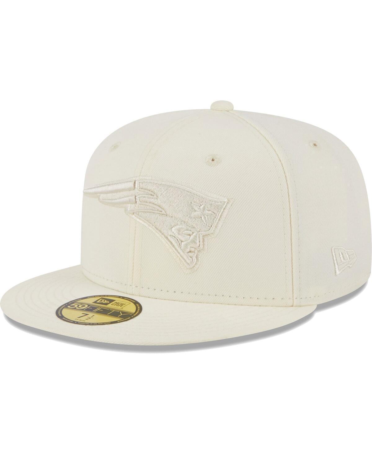 Mens New Era Cream New England Patriots Color Pack 59FIFTY Fitted Hat Product Image