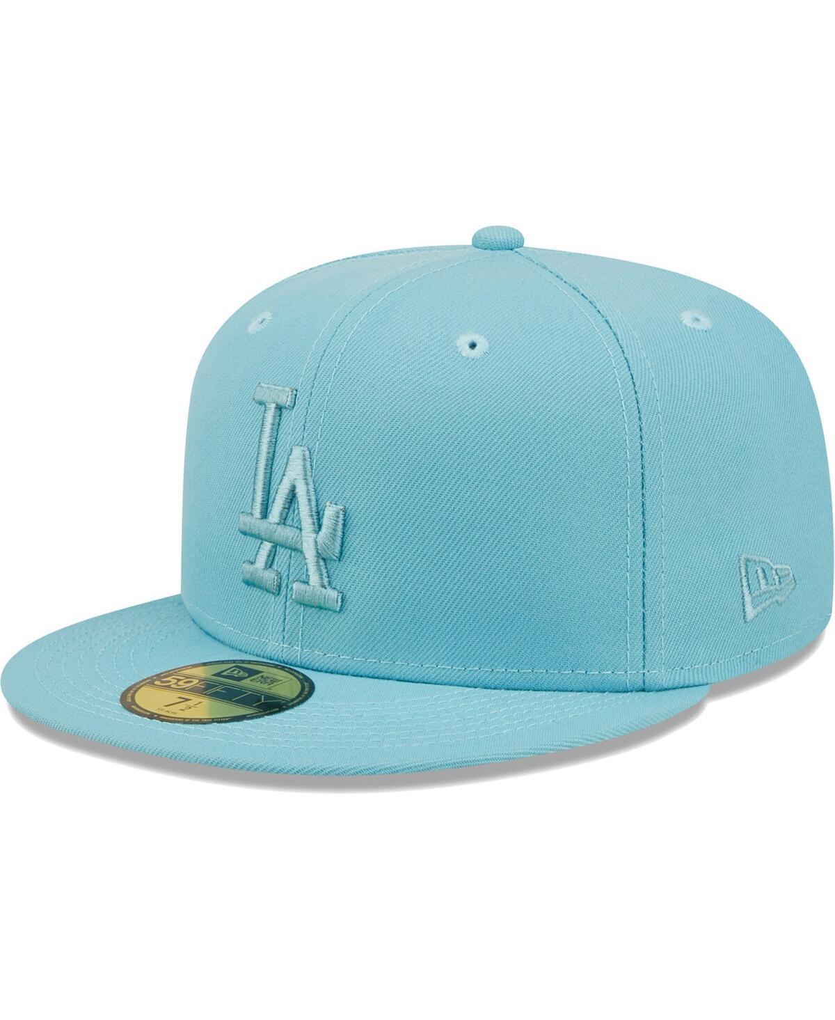 Mens New Era Light Blue Los Angeles Dodgers Color Pack 59FIFTY Fitted Hat Product Image