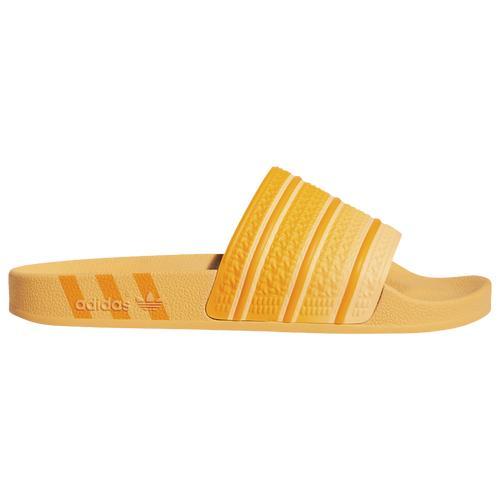 adidas Originals Mens Adilette Slides - Shoes Orange/White Product Image