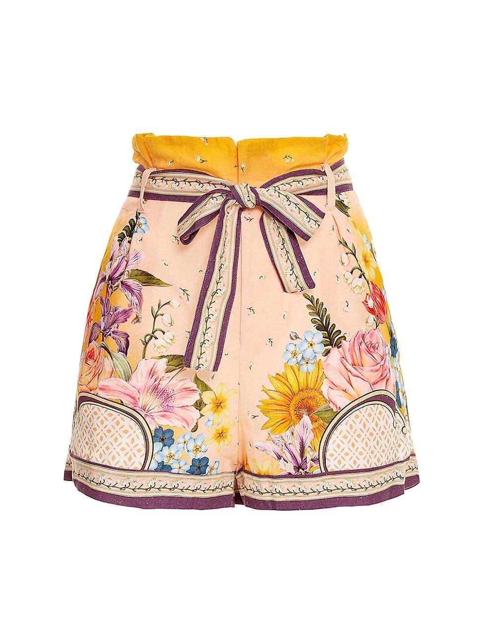 Adisson Dreamin Paperbag Belted Shorts Product Image